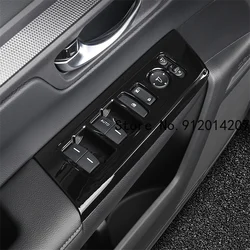 Car Window Glass Lift Button Trim Switch Cover Door Armrest Panel Sticker for Honda CR-V 6th Accessories 2023 2024 (for LHD)