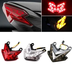 Motorcycle Taillight Brake Stop Indicator Tail Lamp Led Rear Light Turn Signal Lights For Kawasaki Z800 Z125 ZX636 ZX-6R NINJA