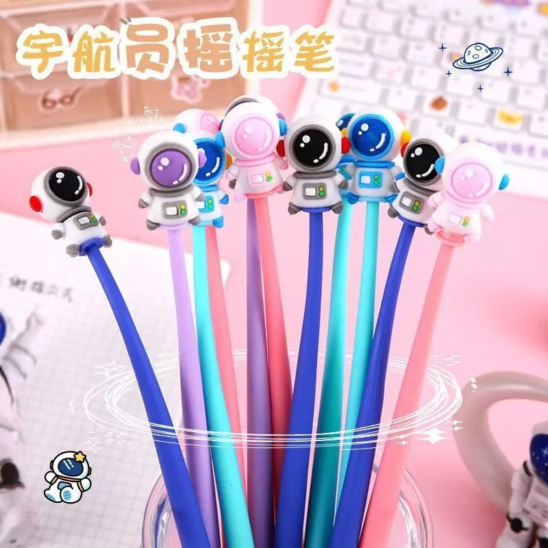 

36 Pcs Cute Pandas Rocking Music 0.5mm Black Ink Neutral Pen Student Soft Gel Pen Suitable for Students and Teachers Office