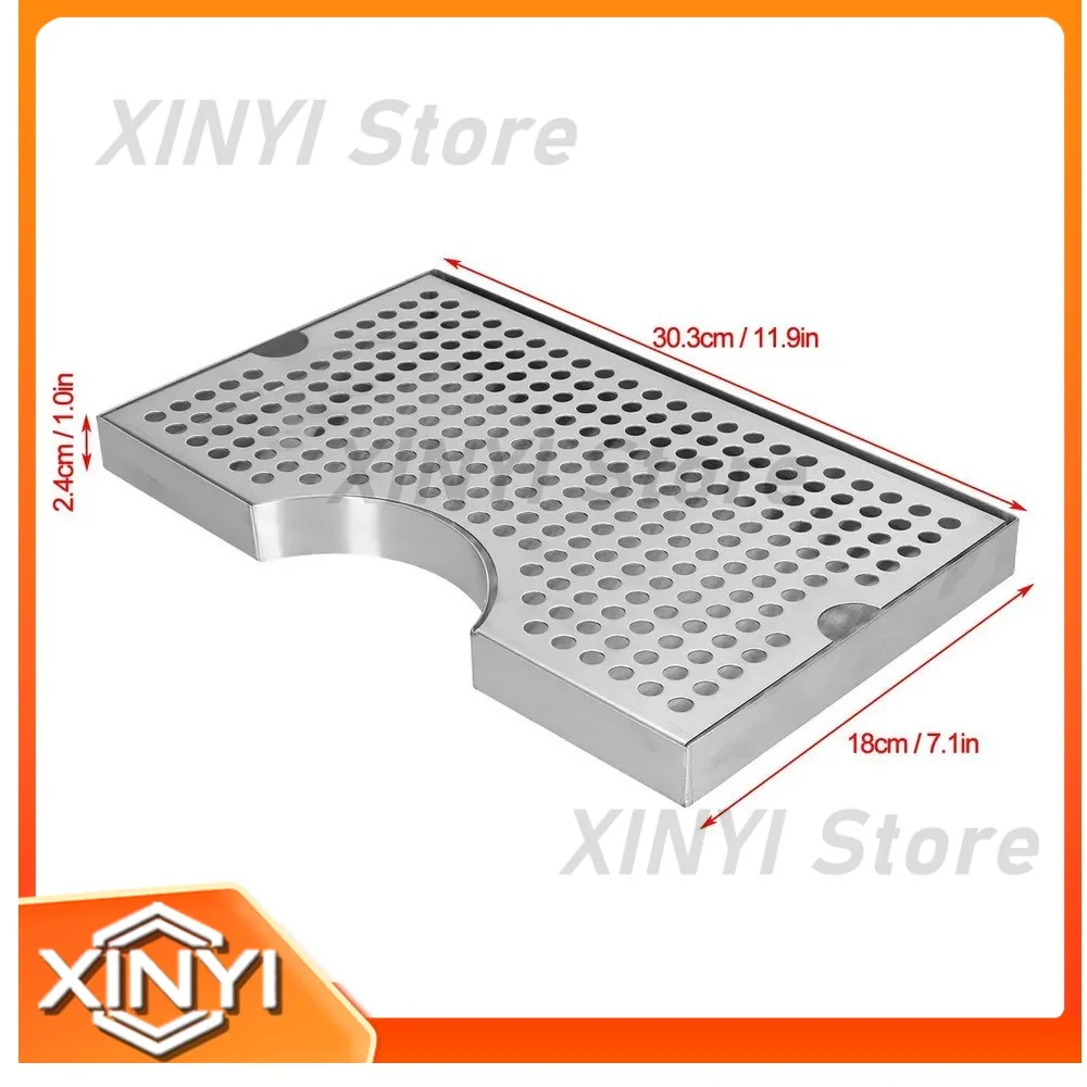 for 304 Stainless Steel Drain Tray Drip Tray Bar Coffee Restaurant Rectangular Water Receiving Oil Tea Tray Sink Kitchen