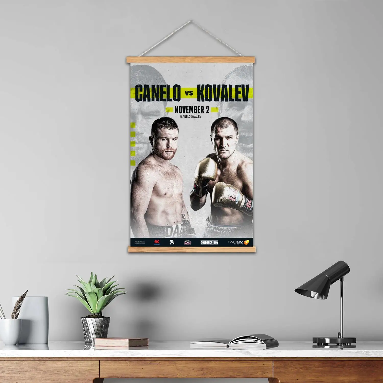 canelo boxing Framed Wall Painting Canvas Art Poster and Wall Art  Modern Family Bedroom Decor Posters,Decorative painting