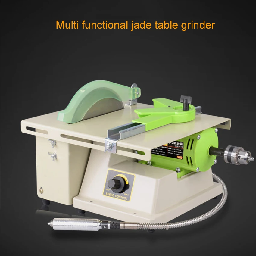Small Jade Polishing Machine Jewelry Grinder Jewelry Table Bench Lathe Jade Engraving Machine Polishing Machine Tool 220V/110V