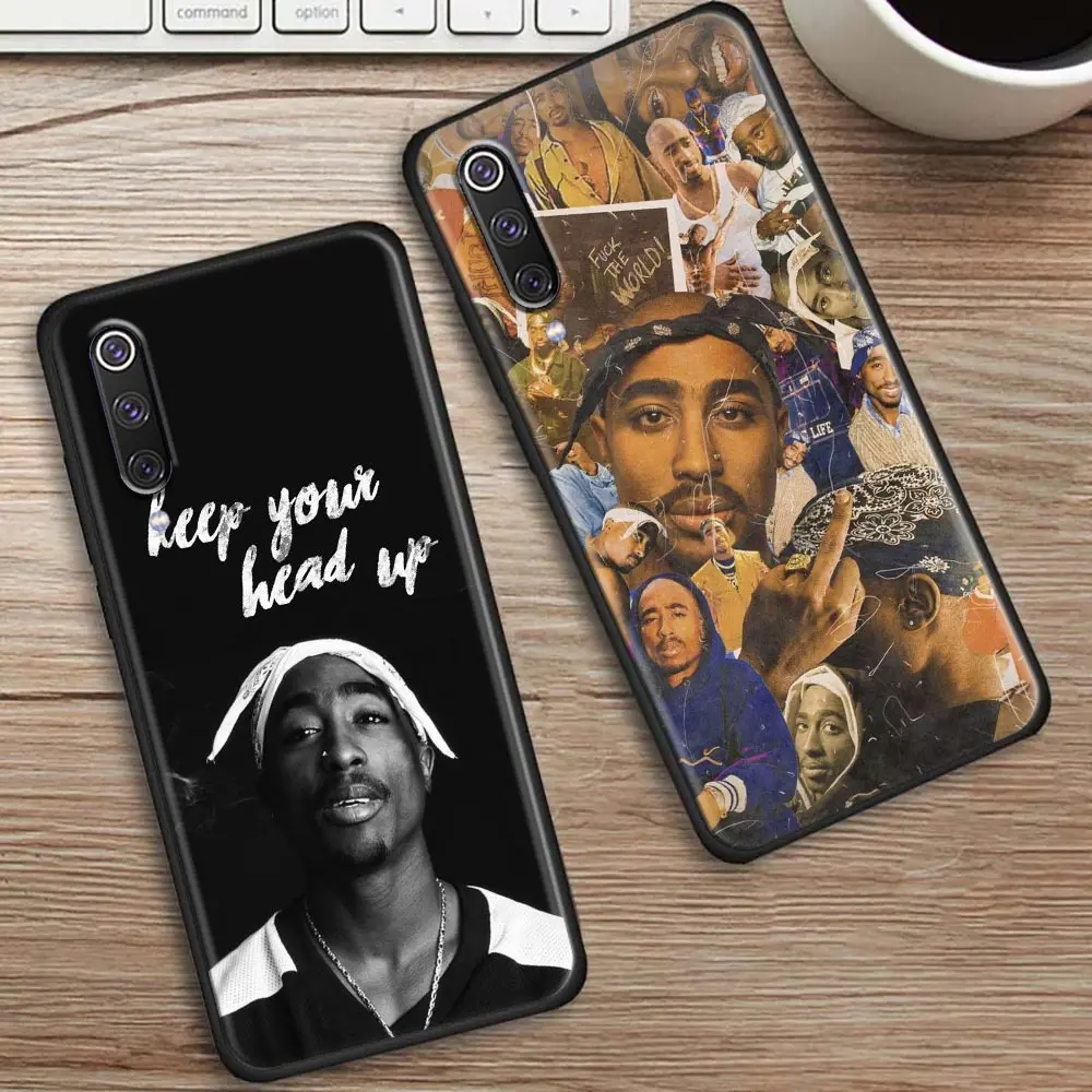 Rap Singer Tupac Shakur Phone Case For Xiaomi 10T 11 12 11T 12T 13 13T POCO X3 X4 X5 M3 M4 M5 M6 F5 F6 PRO 5G Case Funda Capa