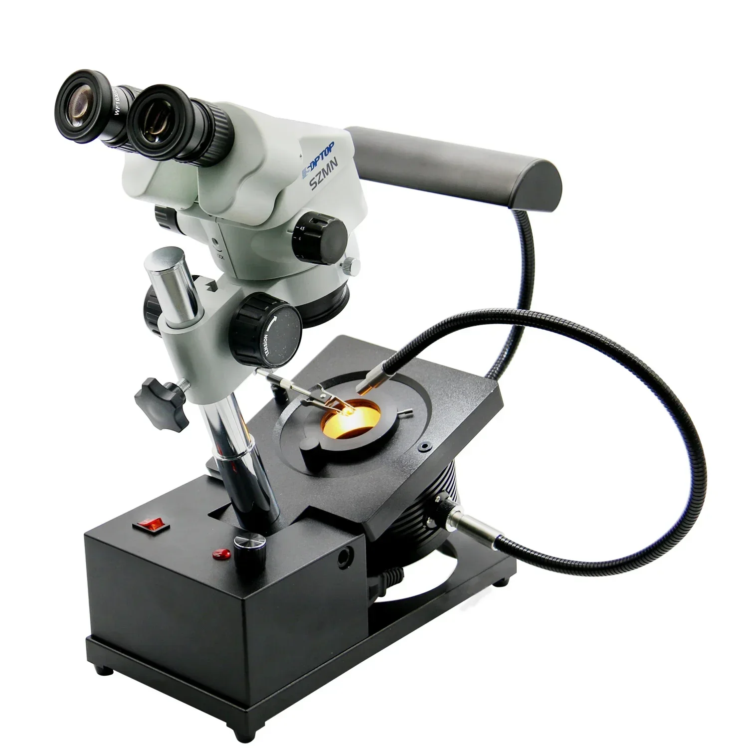 

Adjustable Binocular Jewelry Microscope, Gemological Professional Level High-definition Use For Identification Hot sales
