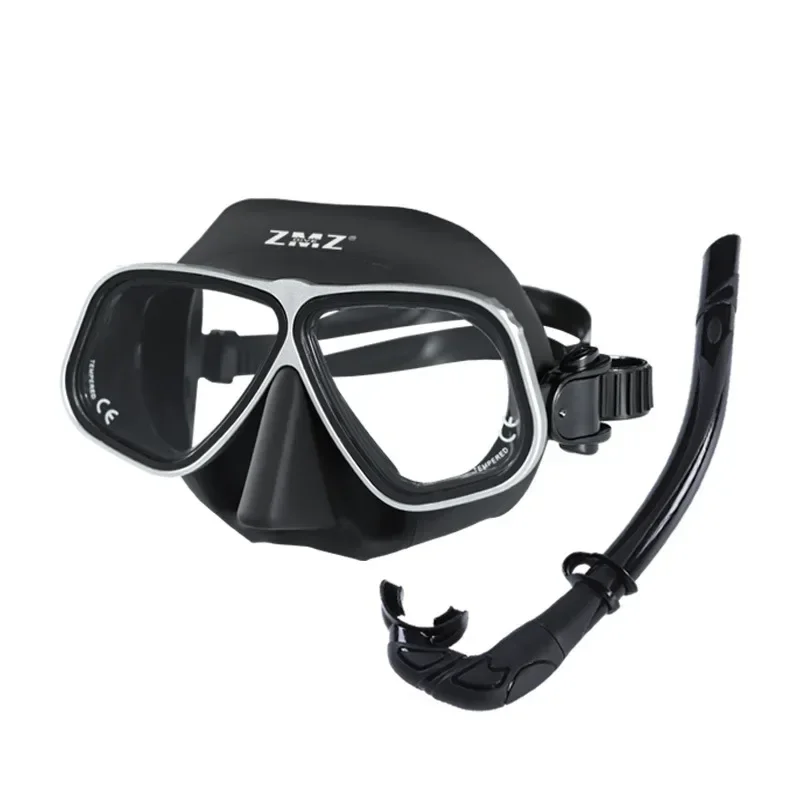 

Adult diving suit diving goggles breat hing tube suit snorkeling two treasu res free diving suit