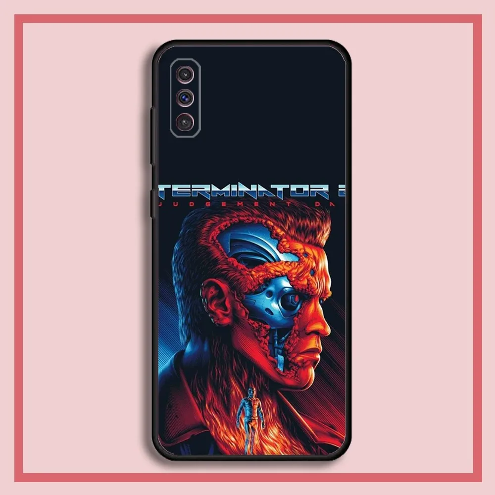 Movie The Terminator Phone Case For Samsung S23,23,22,30,21,10,9,Note20 Ultra,Lite,Ultra,5G,Plus,FE,Black Soft Case