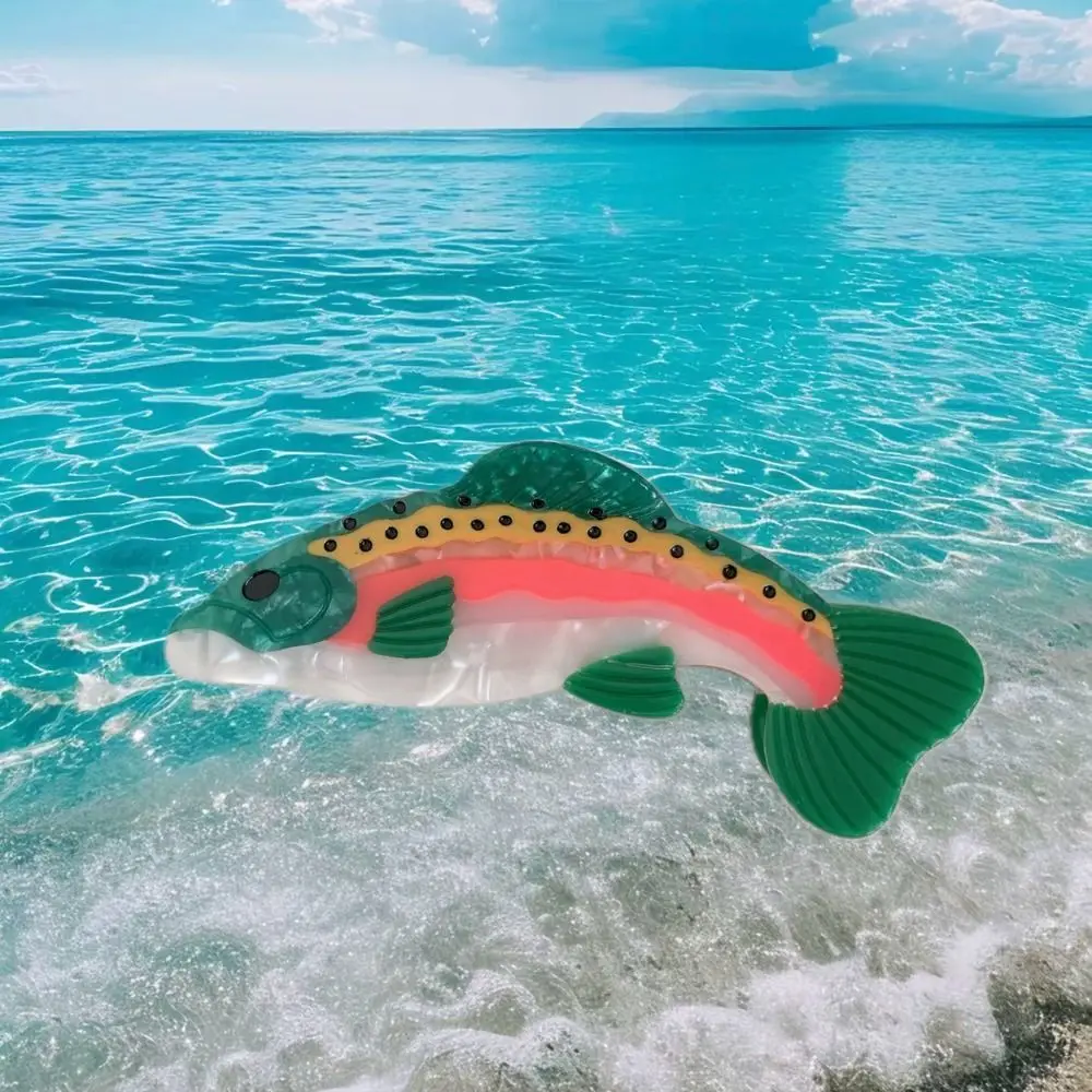 

Cute Ocean Animal Hair Clip Acetic Acid Korean Style Headwear Small Fish Hair Claw Hair Accessories Creative Geometry Shark Clip