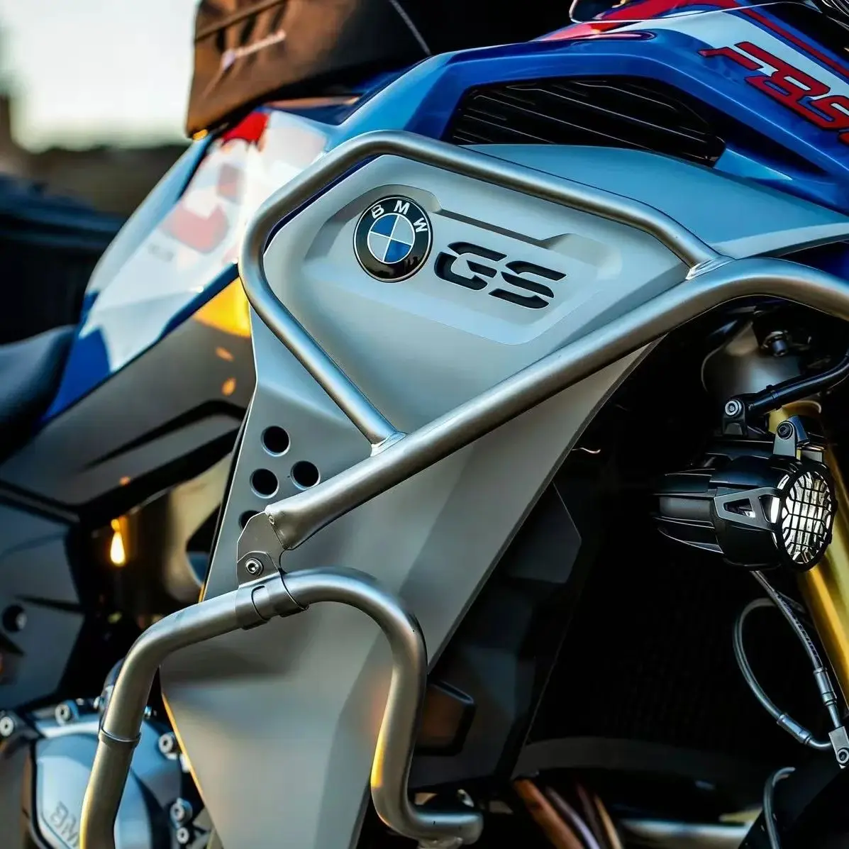 Upper Engine Guard Bumper For BMW F850GS Adventure F850 F 850 ADV 2019-2024Motorcycle Frame Protector Crash Bar Highway