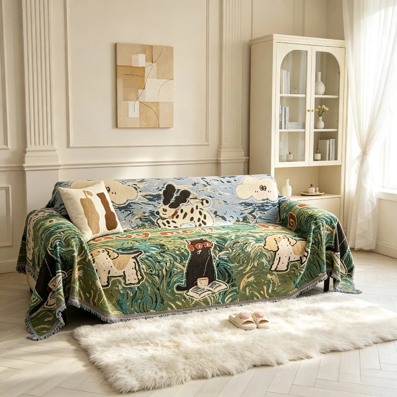 Outdoor Daybed Sofa - Copridivano con motivo a cartoni animati,