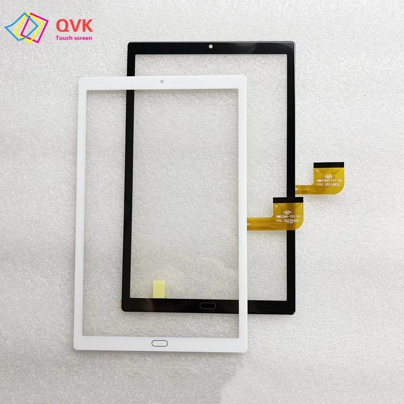 10.1Inch Black White P/N WWX394-101-V0 V1 FPC Tablet Capacitive Touch Screen Digitizer Sensor External Glass Panel WWX394-101