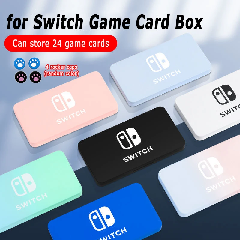 

24 Card Slots Game Card Box Case For NS Switch OLED Lite Game Magnetic Cartridge Good Protective Storage Card Box Accessories