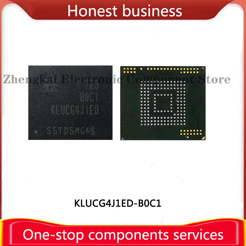 

KLUCG4J1ED-B0C1 100% рабочий, 100% качественный чип UFS BGA153 64 ГБ для мобильных телефонов, жестких дисков, памяти и компьютерного хранилища KLUCG4J1ED