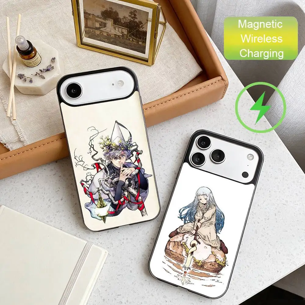 

W-Witch hat atelier Phone Case For iPhone17,16,15,14,13,12,Wireless charging protective case soft cover