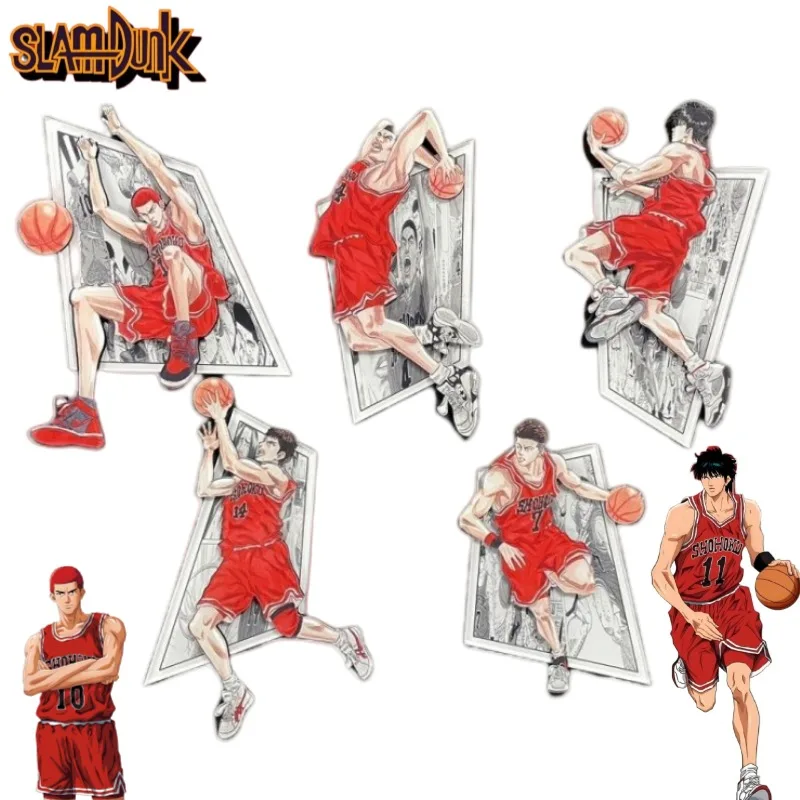 

Slam Dunk Sakuragi Hanamichi Mitsui Hisashi Anime Peripherals Creative Cartoon Acrylic Fridge Magnets High Value Home Decoration