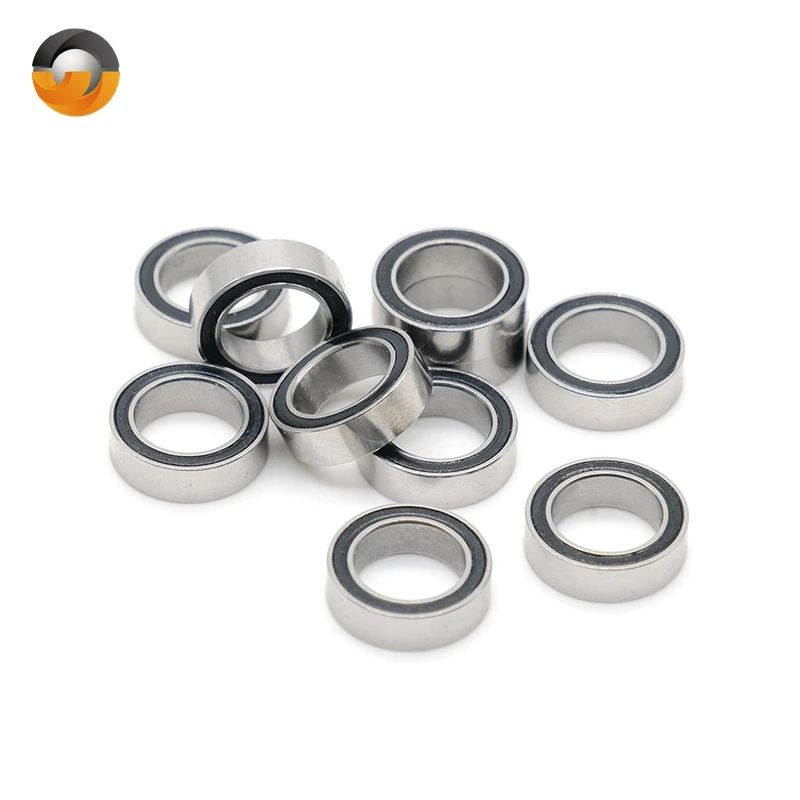 10pcs MR125 2RS Bearing 5x12x4 mm ABEC-7 Chrome Steel Bearing MR125 RS Reel & RC Bearing