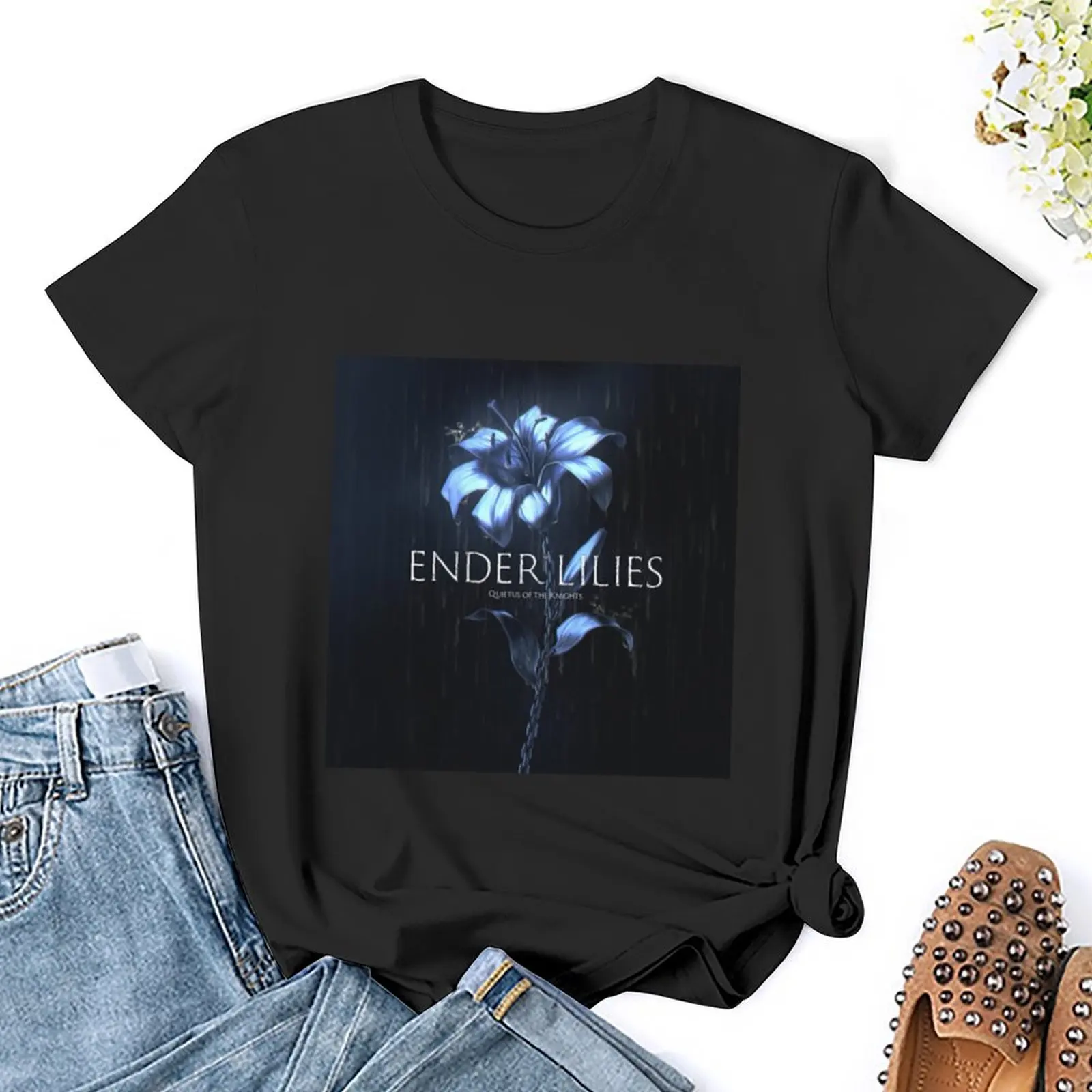 Ender Lilies T-Shirt cute clothes summer top tshirts for Women