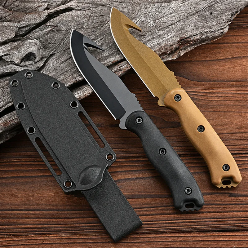 Outdoor Knife Portable High Hardness Portable Outdoor Camping Small Straight Knife