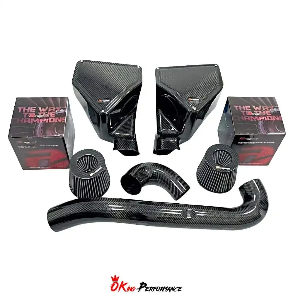 

Dry Carbon Fiber Performance Air Intake Kit For G82 M4 G80 M3 Engine Airintake Manifold Induction System