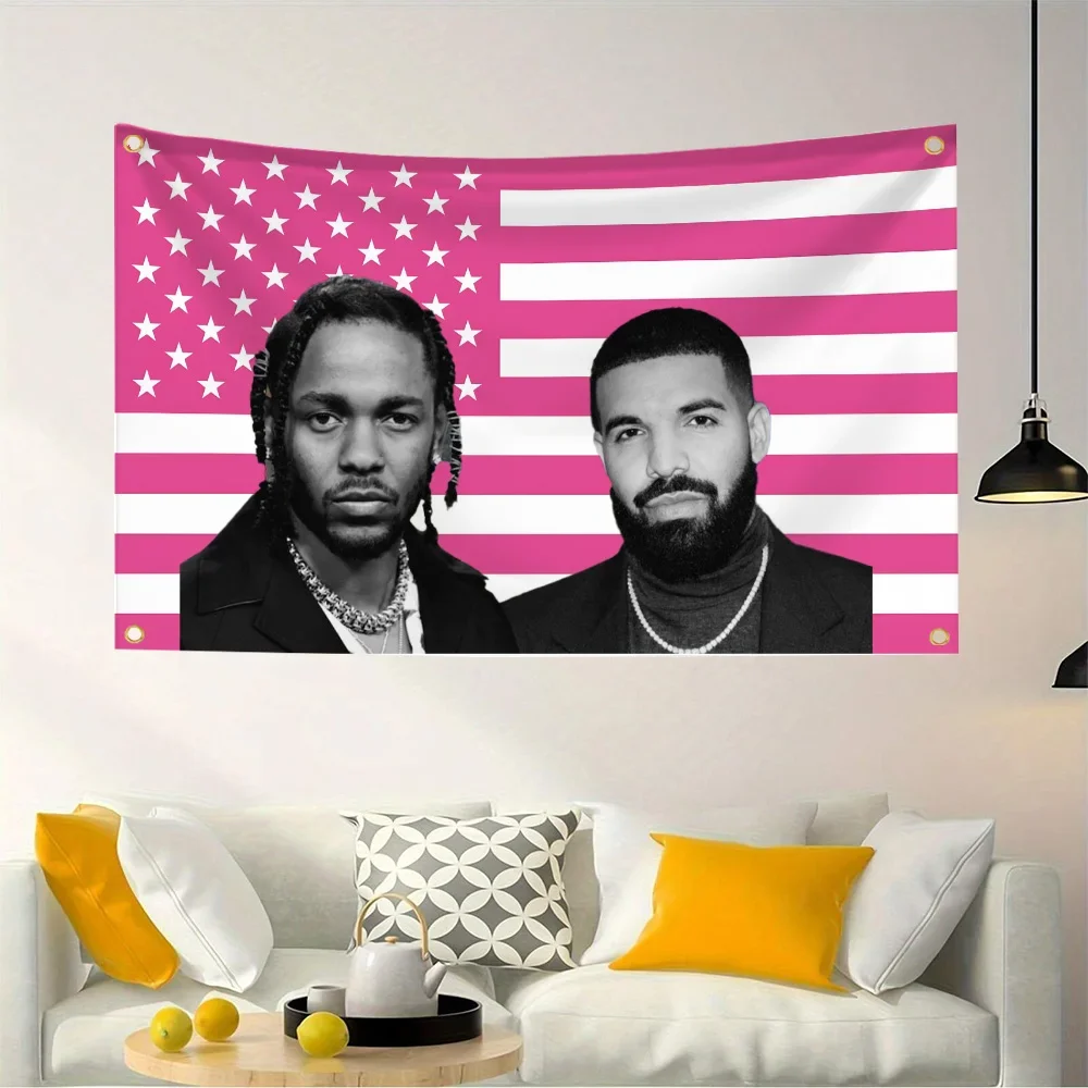 3x5FT Drake X Future Flags Custom Flag on the Wall Home Decor Items Outdoor Decors Bedrooms Room Y2k Personalized Funny Banners