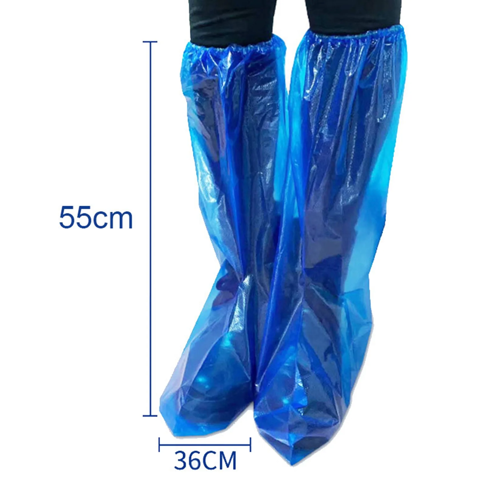 BAAE 1000Pcs Waterproof Disposable Long Shoe Covers Carpet Cleaning Overshoes Protective
