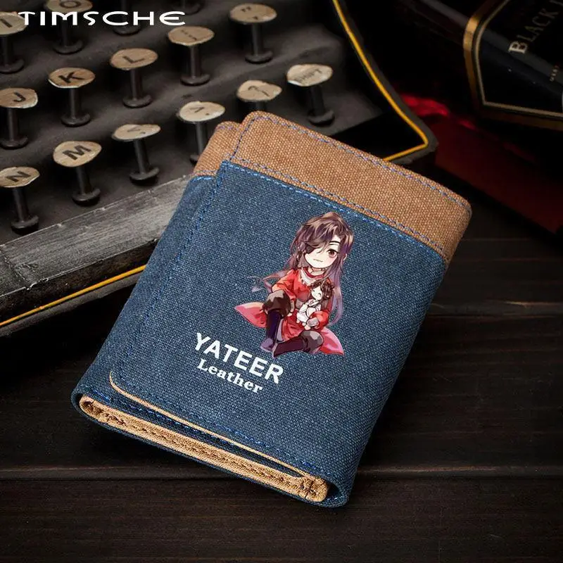 

Tian Guan Blessing Anime Short Hana City Lord Xie Lian Master Qing Xuan Two-Dimensional Unisex Student Long Wallet Anime