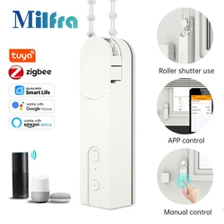 Tuya ZigBee 전기 스마트 커튼 모터, 지능형 셔터 모터, DIY 자동 키트, 스마트 라이프 앱, 알렉사, 구글 홈