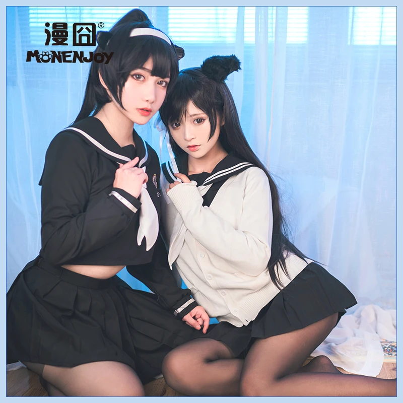 Game Cosplay Azur Lane IJN Atago JK Uniform Costume Women Cute Kawaii Suits Azur Lane IJN Atago Cosplay Costume