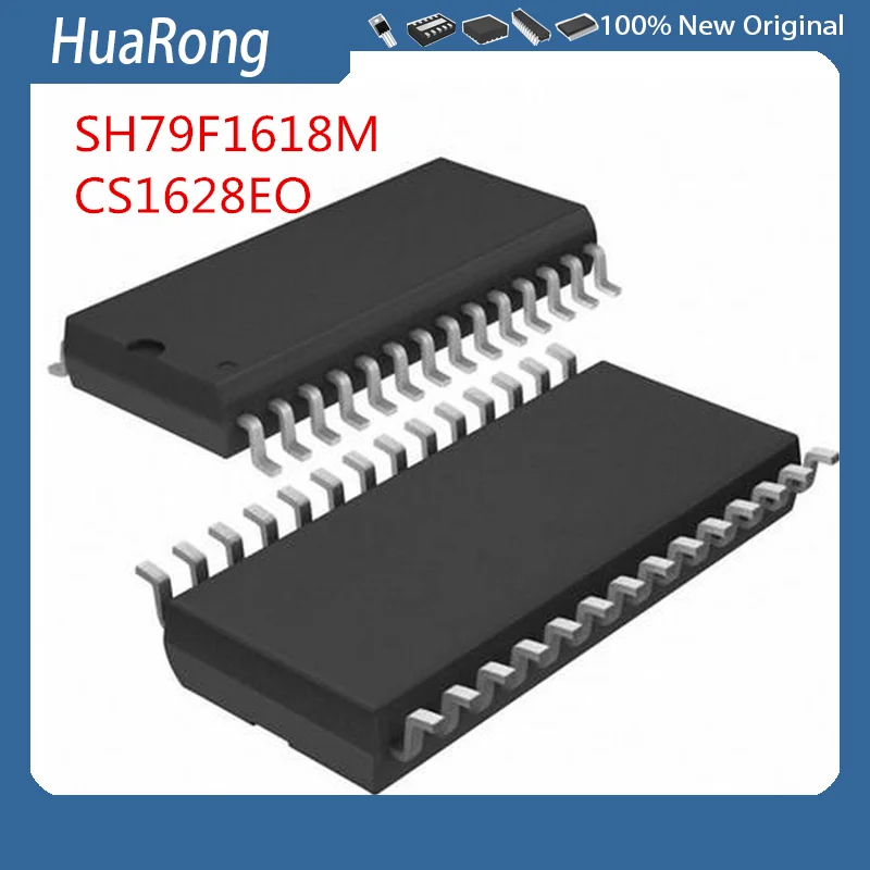 2PCS/LOT   SH79F1618M   CS1628EO   CS1628E0    SOP-28