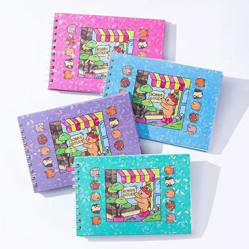 

4/2/1Pcs Bobbie Goudg Coloring Book for Adults and Teens Educational Doodle Book Coloring Books Students Stationery