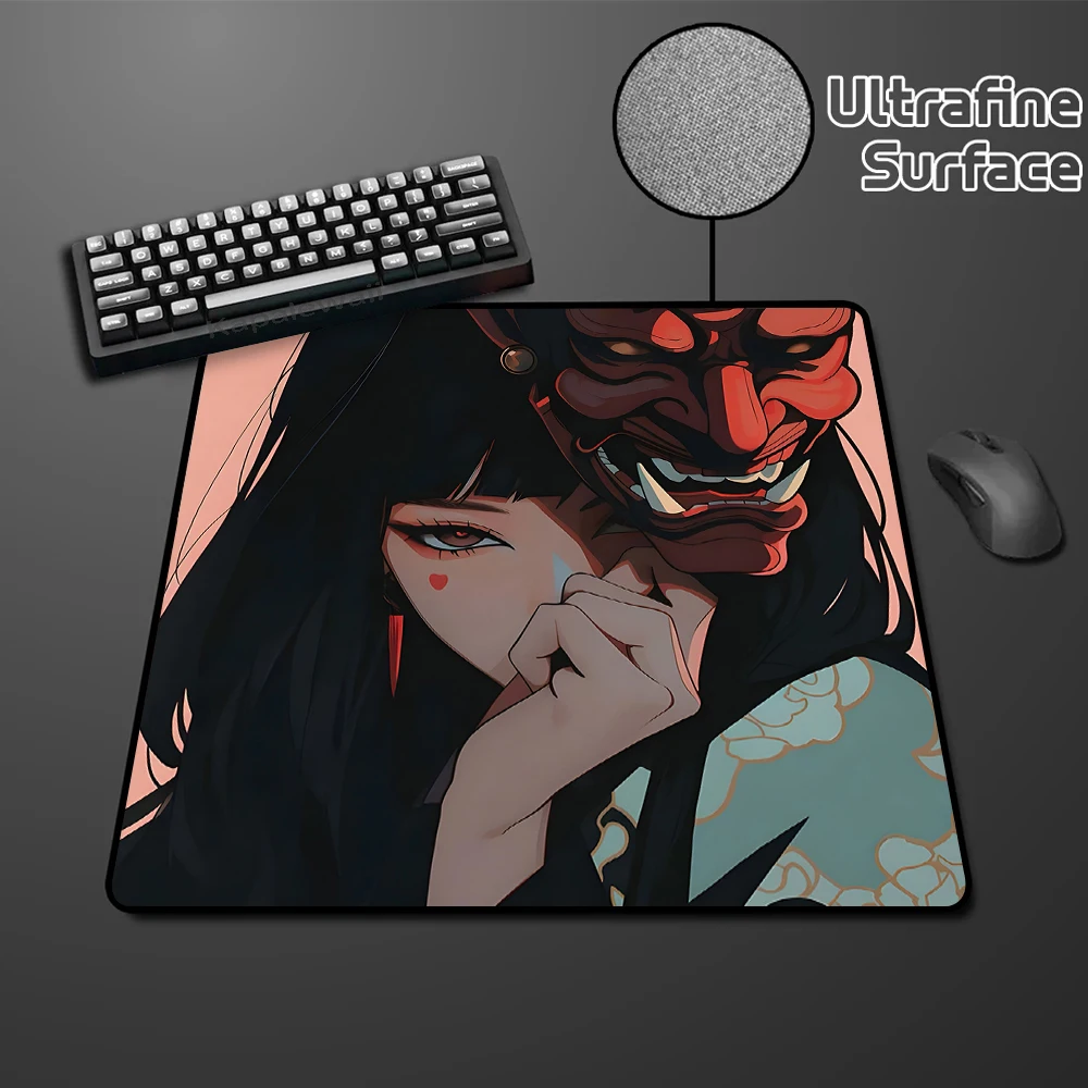 40X45 High Elastic Non-slip Bottom Mouse Mat Mask Girl Speed Mouse Pad Non-slip Rubber Base Mousepad Uitrafine Surface Desk Mat