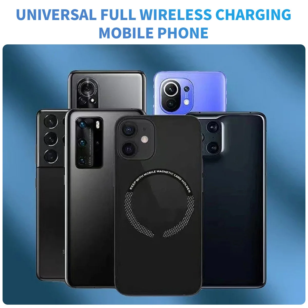 

Металлическое магнитное кольцо-наклейка для Magsafe iPhone 14 13 12, Samsung Xiaomi, универсальная беспроводная зарядка, сильная магнитная пластина, патч