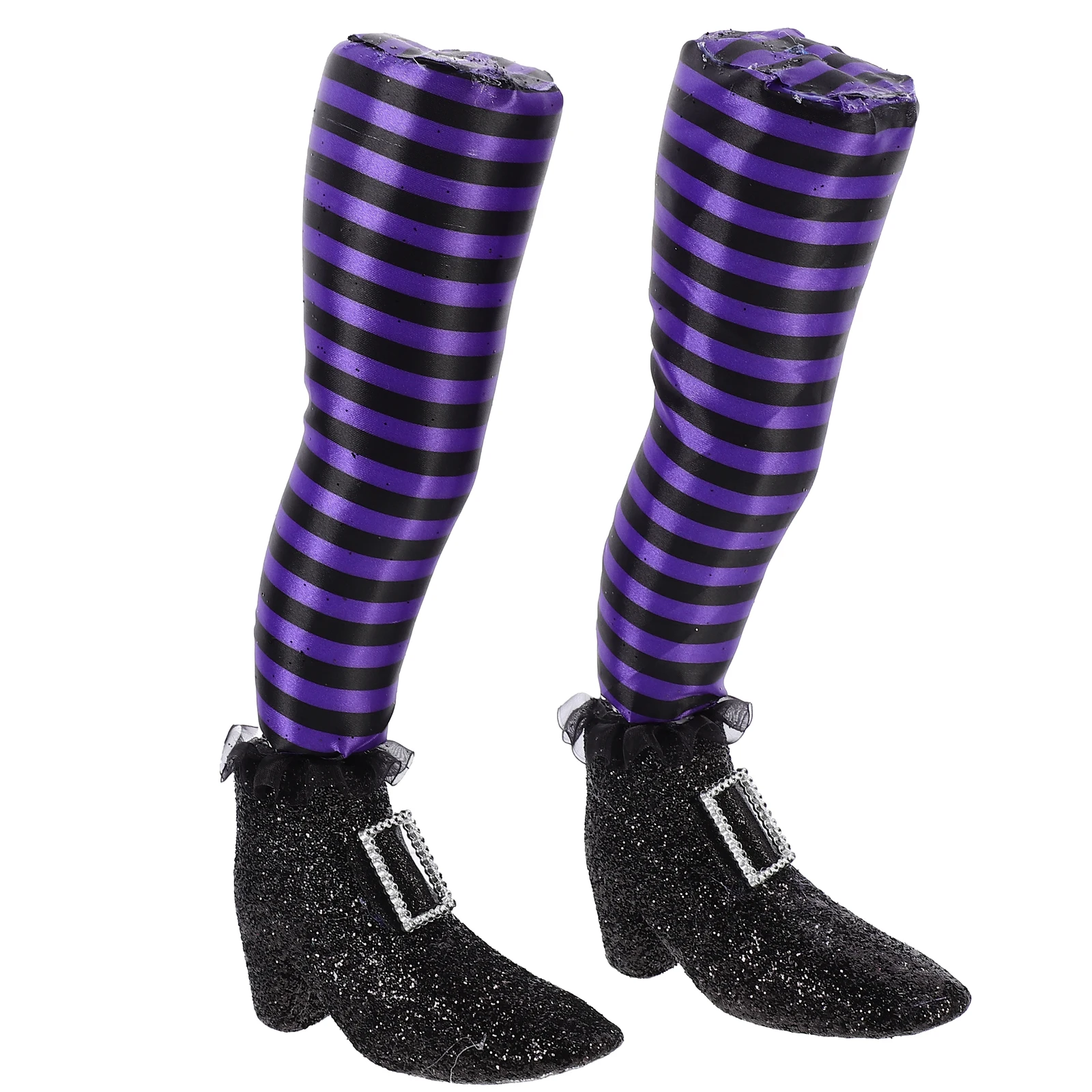 

1 Pair Halloween Witch Legs Decoration Outdoor Party Yard Lawn Adornment Spooky Decorative Props For Halloweenhaunted House