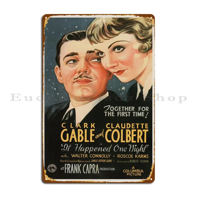 Clark Gable Metal Sign Decoration Kitchen Create Customize Club Tin Sign Poster