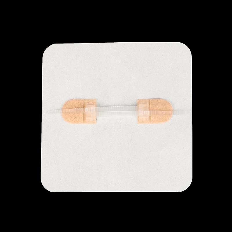 Patch de fermeture de plaie à fermeture éclair, crêpe à suture rapide, patch hémostatique portable extérieur, outil de premiers soins, 1 pièce