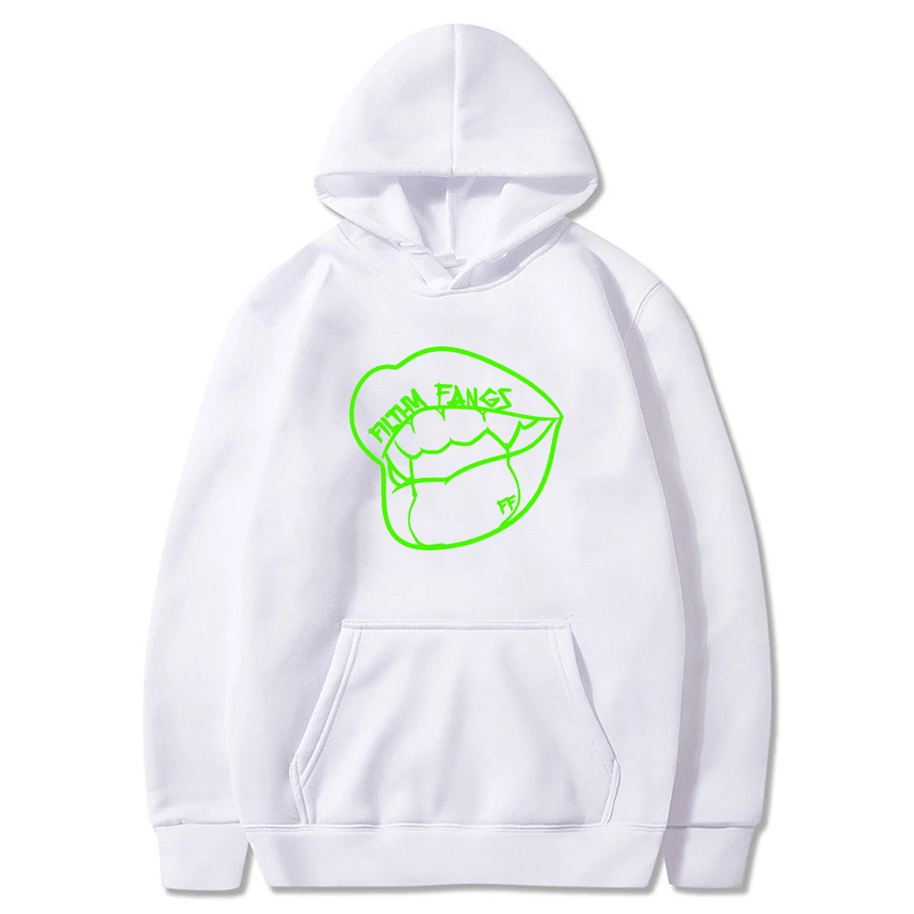 Bella Thorne Filthy Fangs Hoodie Unisex Long Sleeve Streetwear Men Women Hooded Sweatshirt 2023 Hip Hop Fashion Clothes