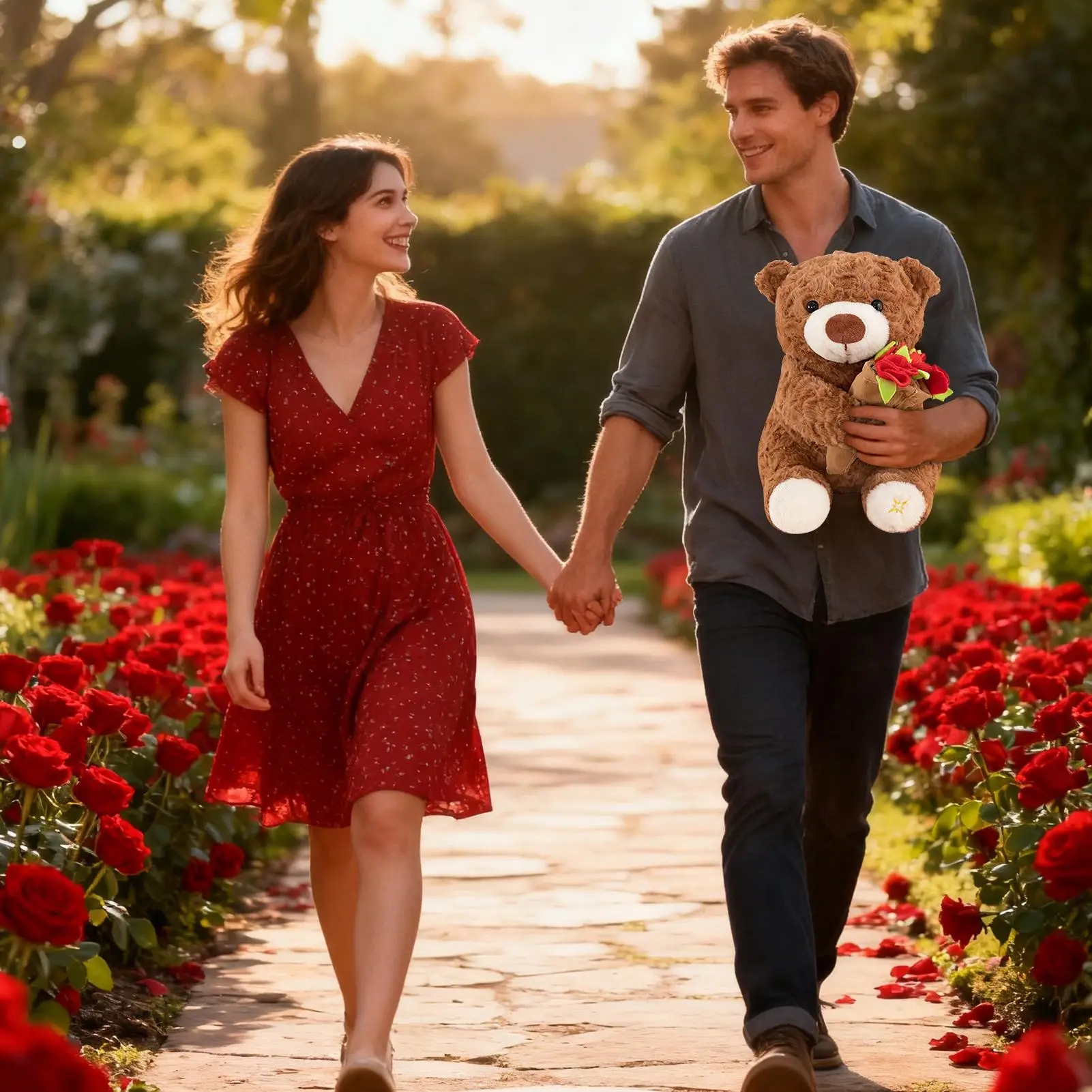 

Bear Plush Toy Collectible Huggable Soft Doll Cute Stuffed Animals Toy For Adults Women Men Kids Children Boys Girls