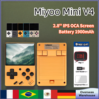 Miyoo Mini V4 Consoles Handheld Game Players 1900mAh Linux System Retro Game Console 2.8'' IPS OCA Portable Video Game Consoles