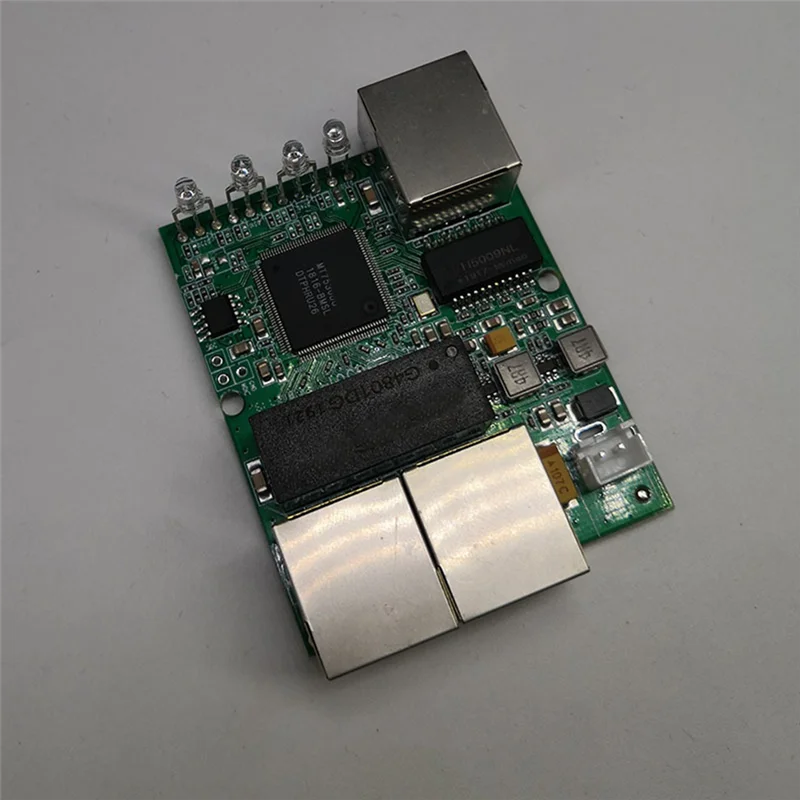 AC56-3-Port Gigabit Switch Module Is Widely Used In LED Line 5 Port 10/100/1000 M Contact Port Mini Switch Module PCBA