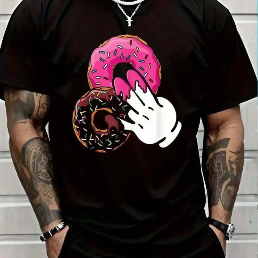 100% Cotton Dirty Humor 2 In The Pink 1 In The Stink I Donut Jokes T-Shirt Round Neck Short Sleeve T-Shirt Women's Men's Graphic