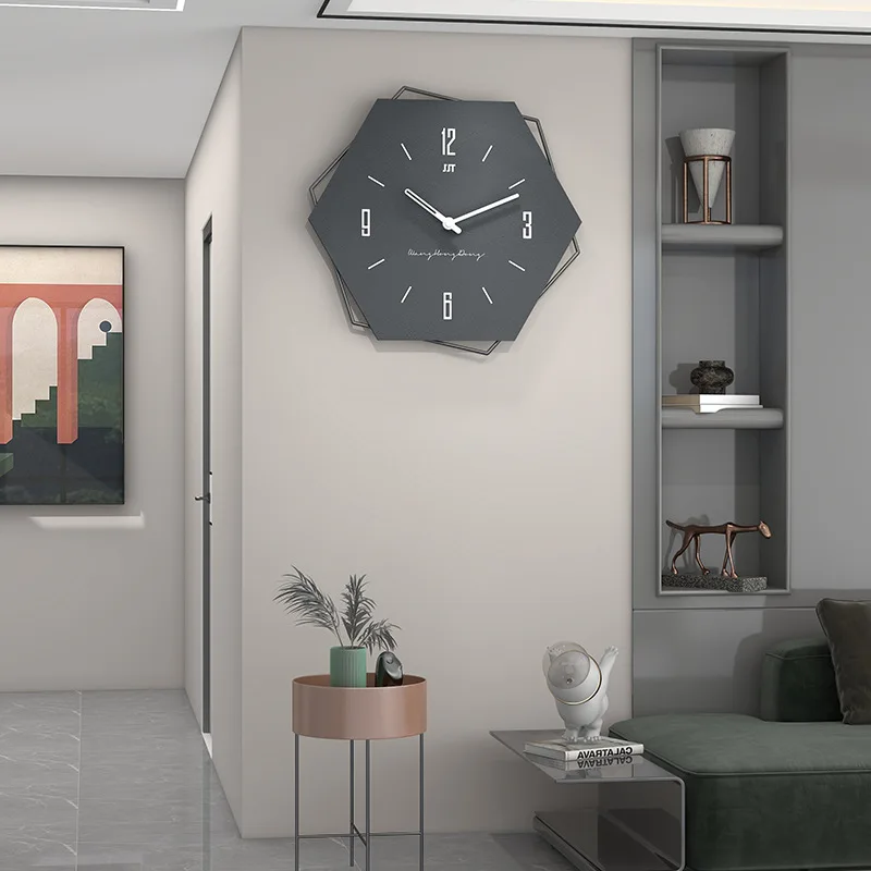 

Fashionable Home Decoration Creative Wall Clock Modern Minimalist Living Room Clock