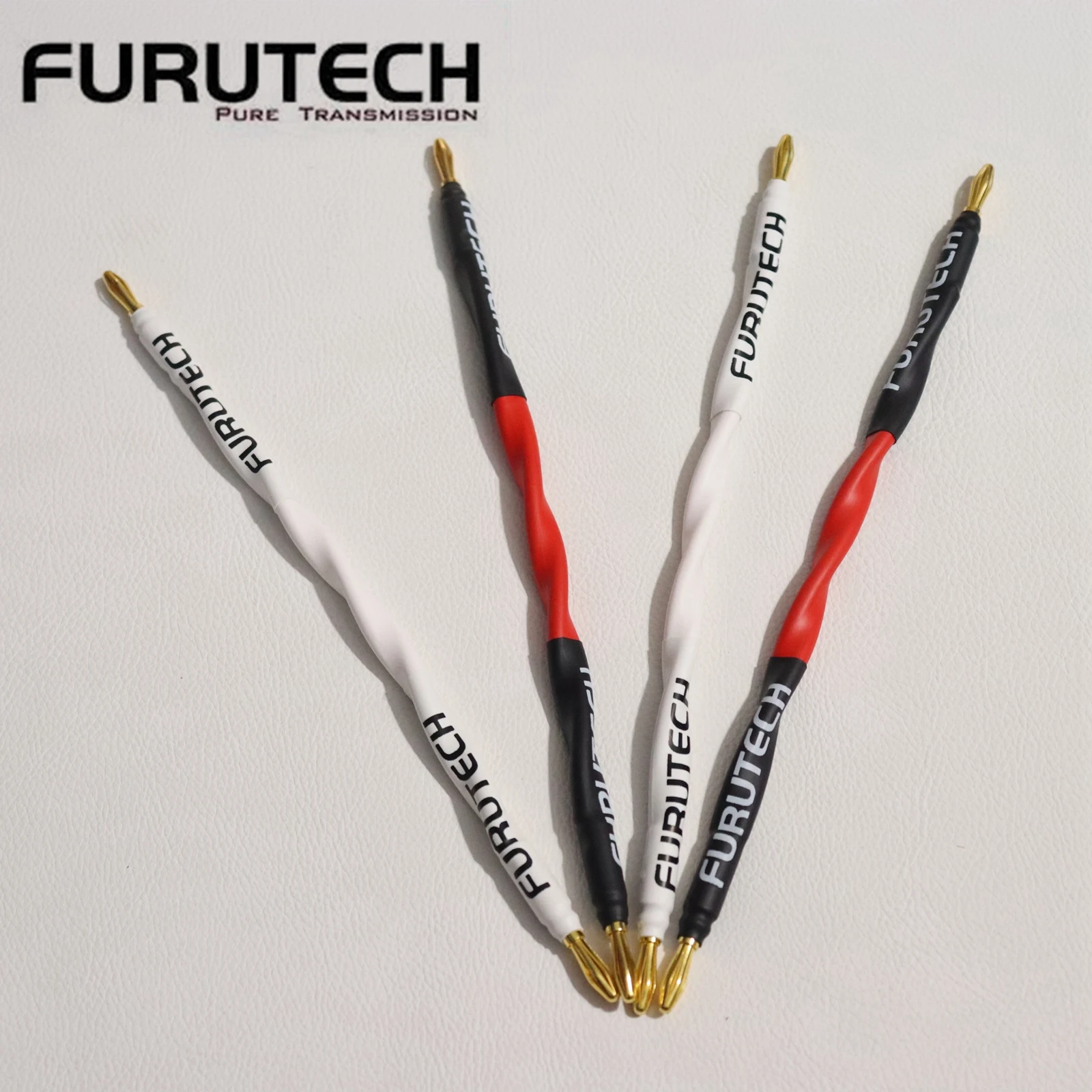 20cm*4pcs FURUTECH Speaker Cables FS-α36 Alpha OCC HiFi Speaker jumper Cable Bridge wire short wire