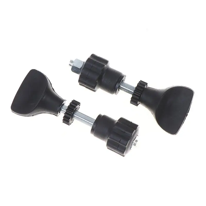 2PCS Wooden Router Base Trimming Milling Machine Electric Trimmer Machine Base Gear Screw Black Milling Machine Base Replacement