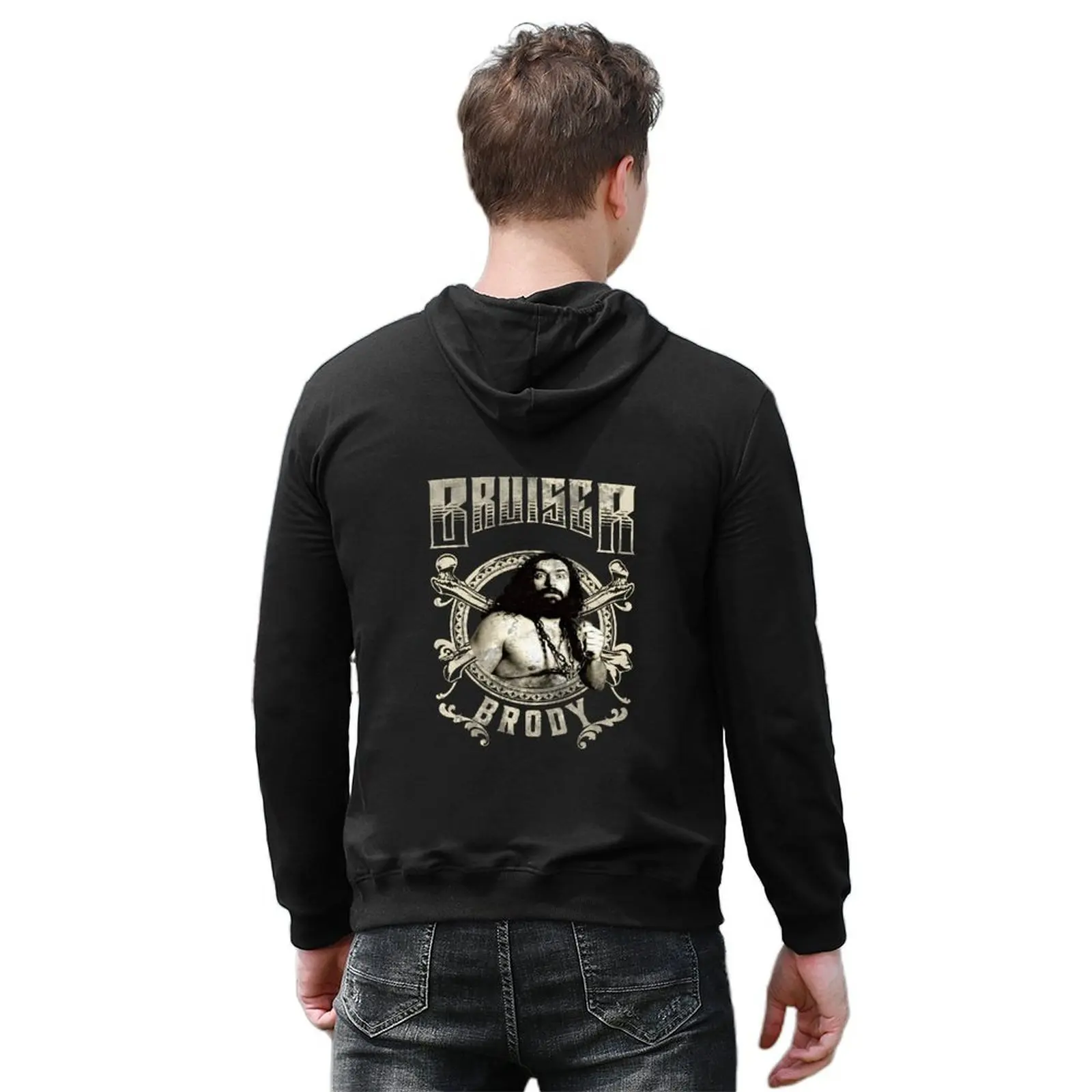 Bruiser Brody Sudadera con capucha blusa anime ropa para hombre camisetas gráficas hombres hombres sudadera con capucha