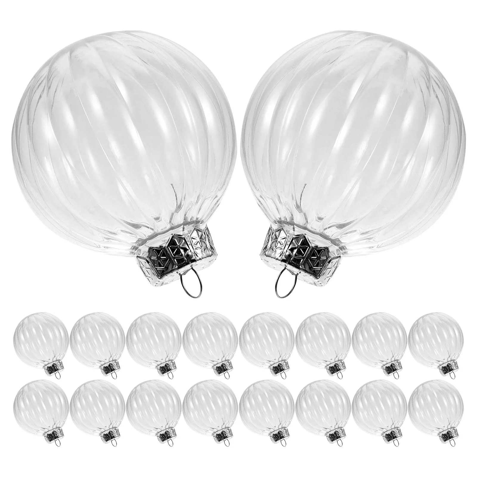 

20Pcs Christmas Tree Ball Decorations Fillable Hanging Ornaments Xmas Party Supplies Holiday Gift Ideas Christmas Tree Ornaments