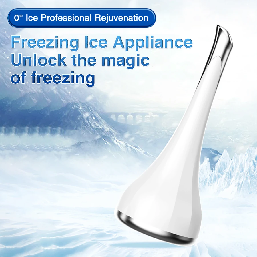 

Мини-массажер с охлаждающим молотком для льда — домашний крио-ролик для лица для вздывания возраста, инфузии и минимизирования пор, инструмент для ухода за кожей