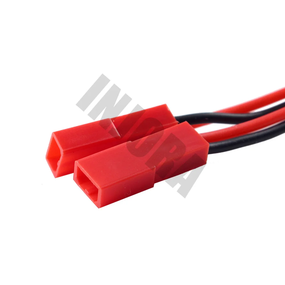 INJORA ESC Battery JST Female Connector Y Cable for 1/10 RC Crawler Car TRX-4 Upgrade