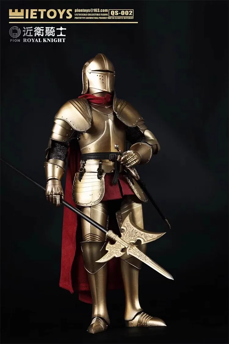 

PIONxIETOYS QS002 1/6 Soldier European Knight Armor Guard Knight Full Set 12'' Action Figure In Stock
