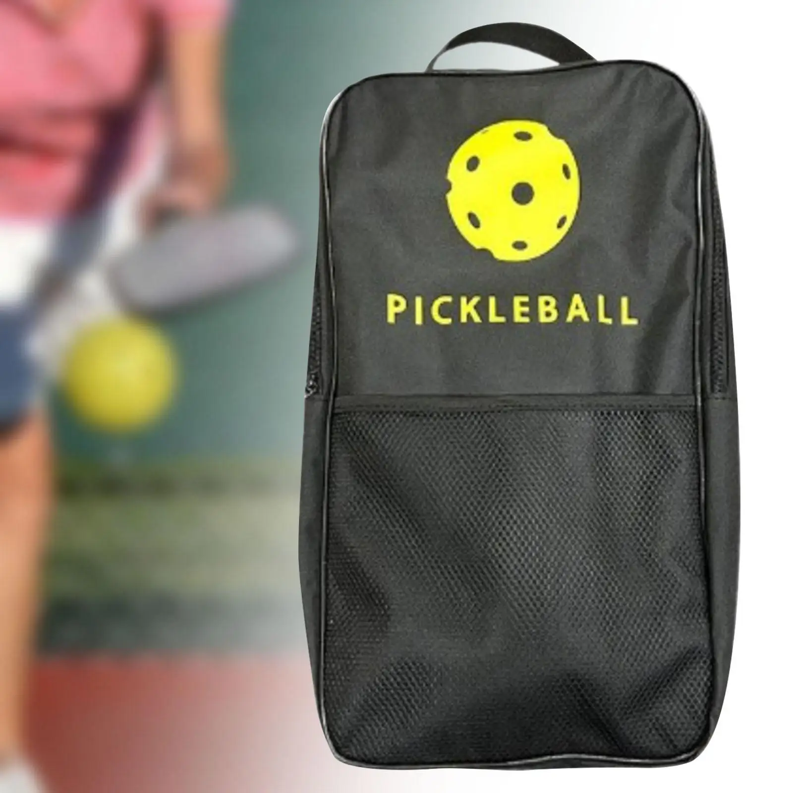 

Pickleball Racket Cover Dustproof Gifts Zipper Closure Practical Racket Sleeve for Travel Training Competition Sports Outdoor