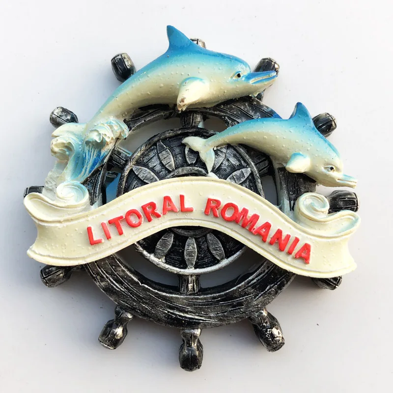 Europe Romania 3D Fridge Magnets Tourism Souvenir Refrigerator Magnets Sticker Collection Handicraft Decoration Articles