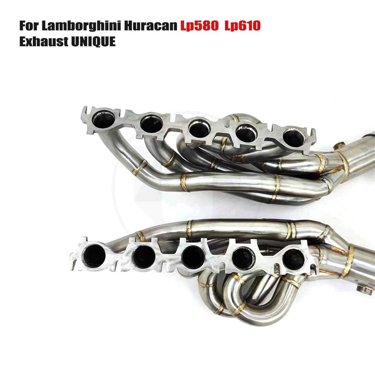 UNIQUE manifold downpipe For 2014-2017 Lamborghini Lp580 Lp600 Lp610 v10 5.2L Equal Length SS304 exhaust manifold drawing wire